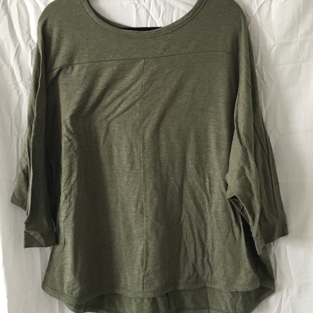 Army green shirt